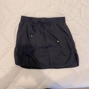 Michael Kors navy blue linen skirt